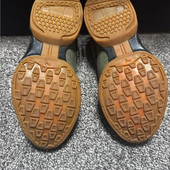 Puma Olive and Black Athletic Shoes - Picture 2 of 4